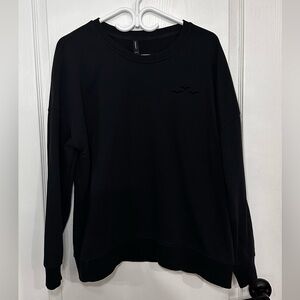 Lazypants Black Crew Neck Sweater - XL